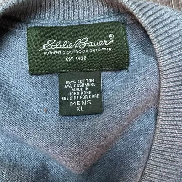 Eddie Bauer Grey Pullover Sweater - Picture 3 of 5